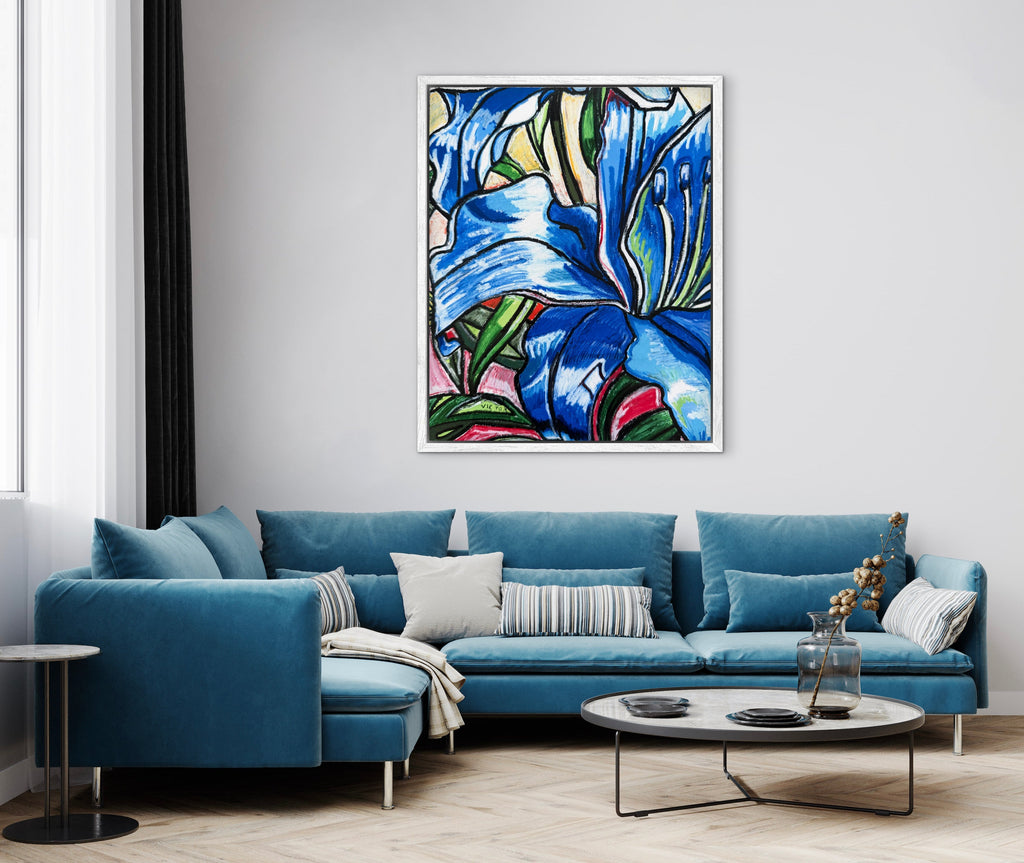 Blue Lily - Art Prints Vichy's Art