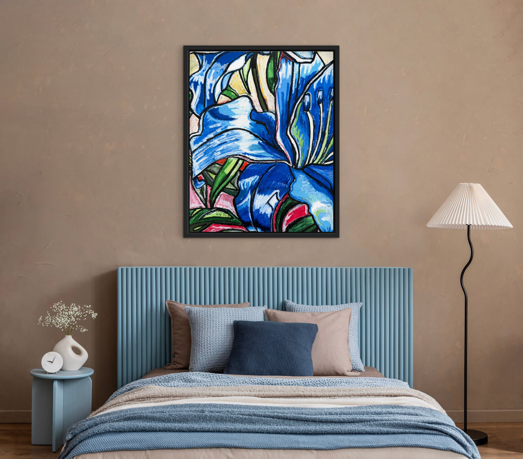 Blue Lily - Art Prints Vichy's Art
