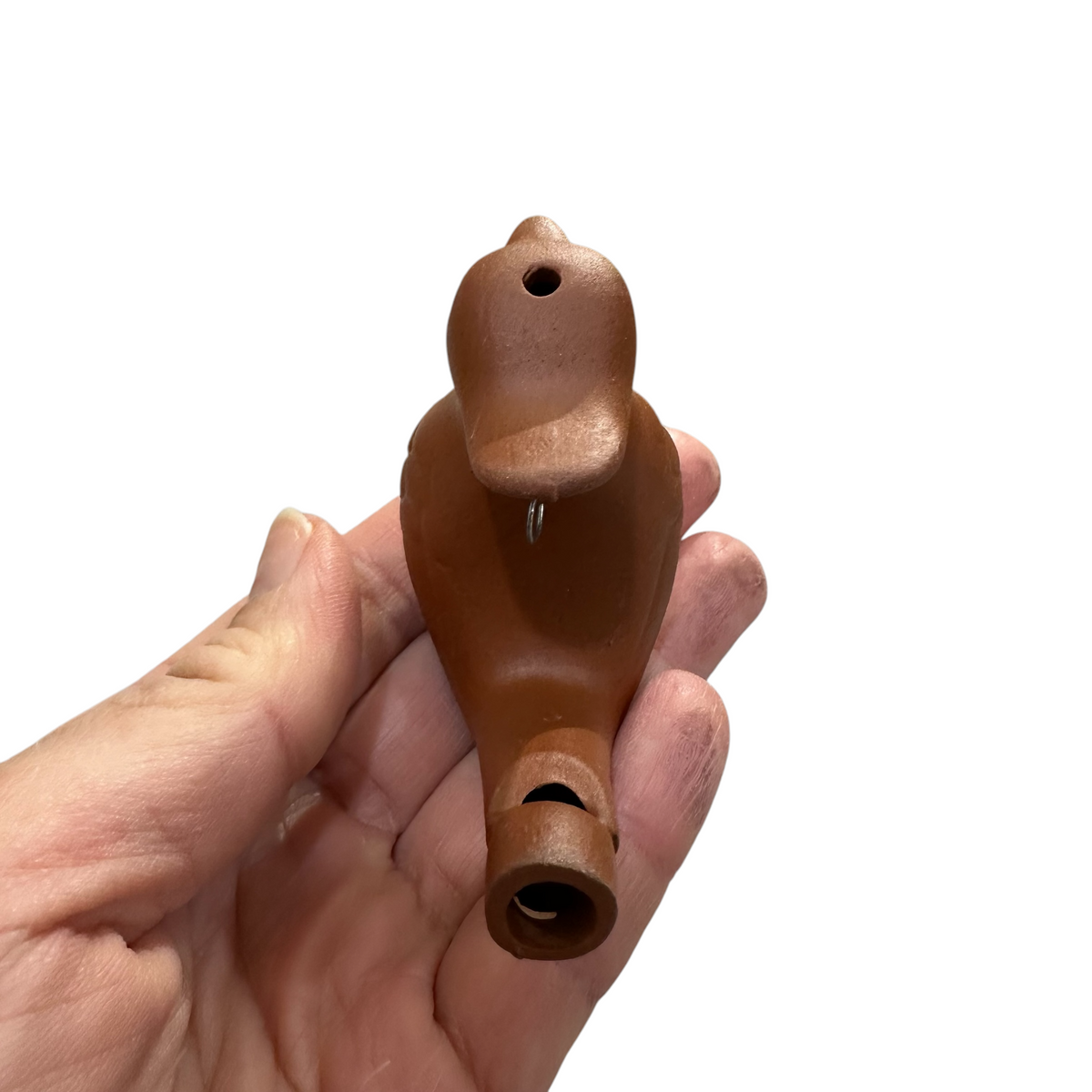 Clay Water Whistle Bird (Crest) Music Frog Co
