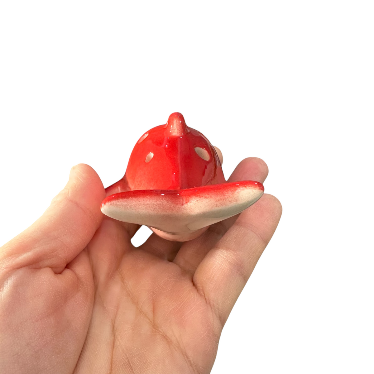 Ceramic Dolphin Ocarina Red Music Frog Co