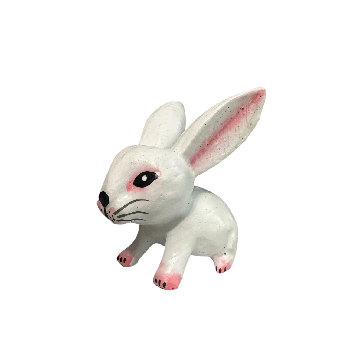 Mini Wooden Bunny Figurine Music Frog Co
