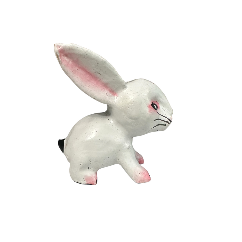 Mini Wooden Bunny Figurine Music Frog Co