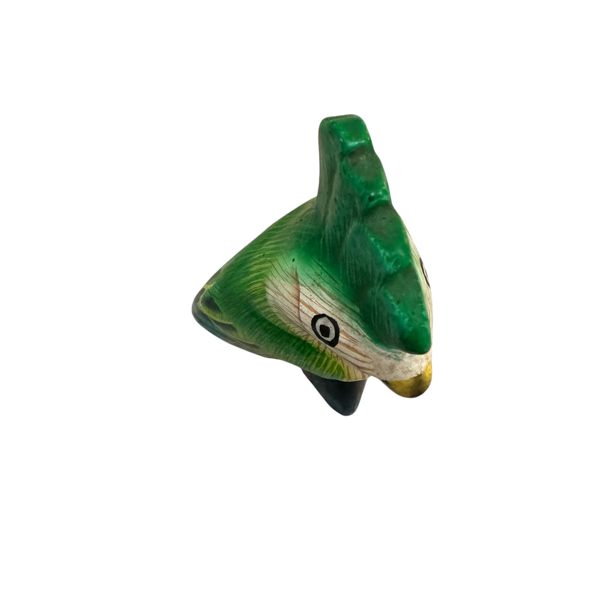 Wooden Parrot Decoration figurine (Green) Music Frog Co