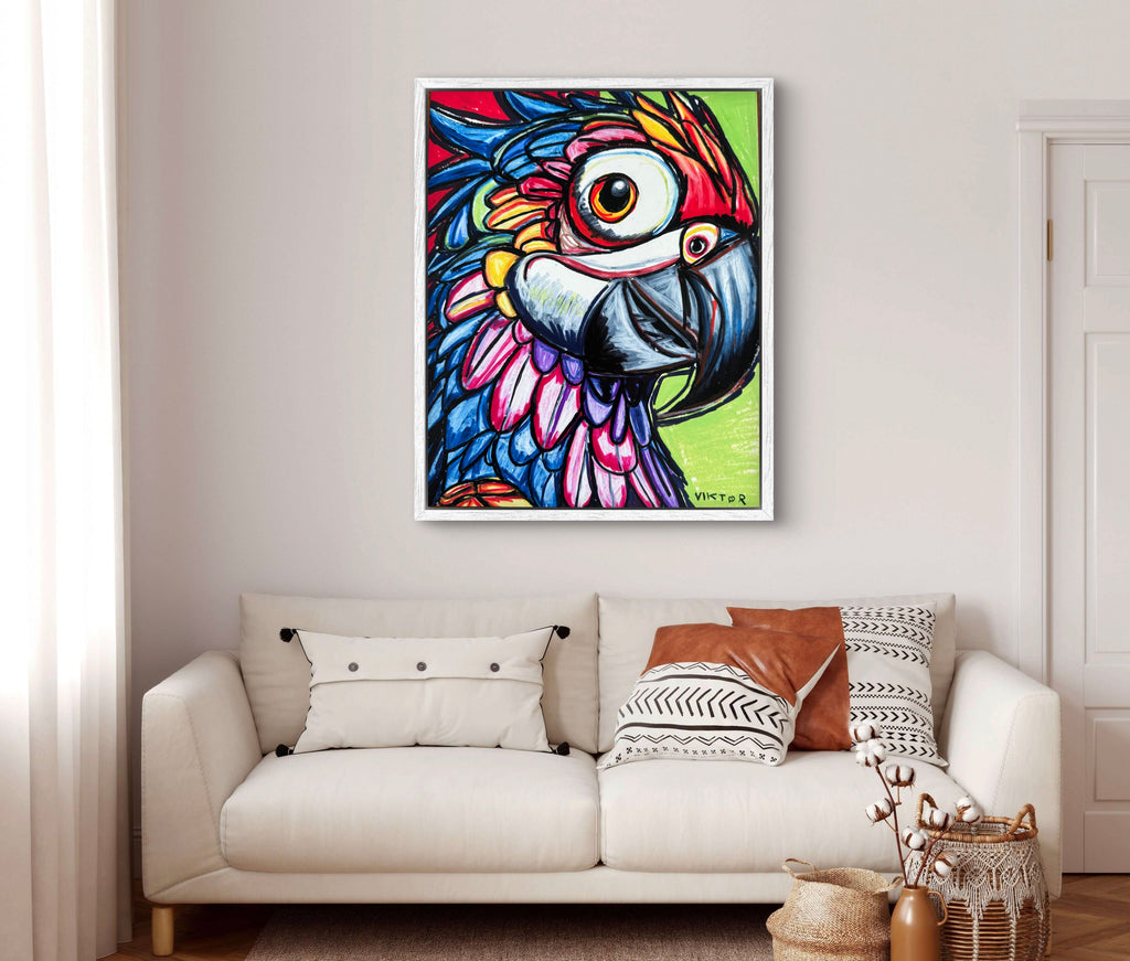 Colorful Parrot - Art Prints Vichy's Art