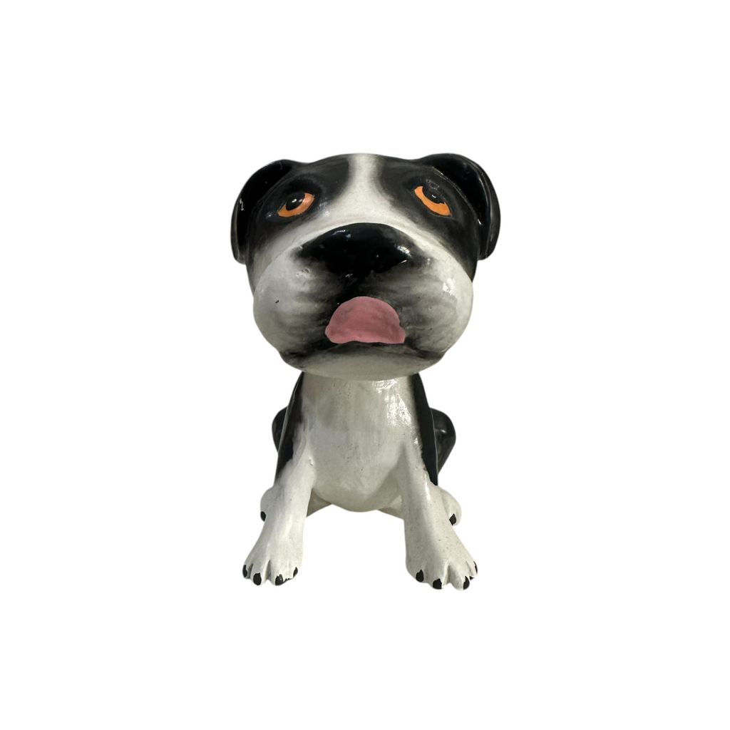 Hand painted Wood Lovely dog lover Decoration Figurine (Terrier) Music Frog Co