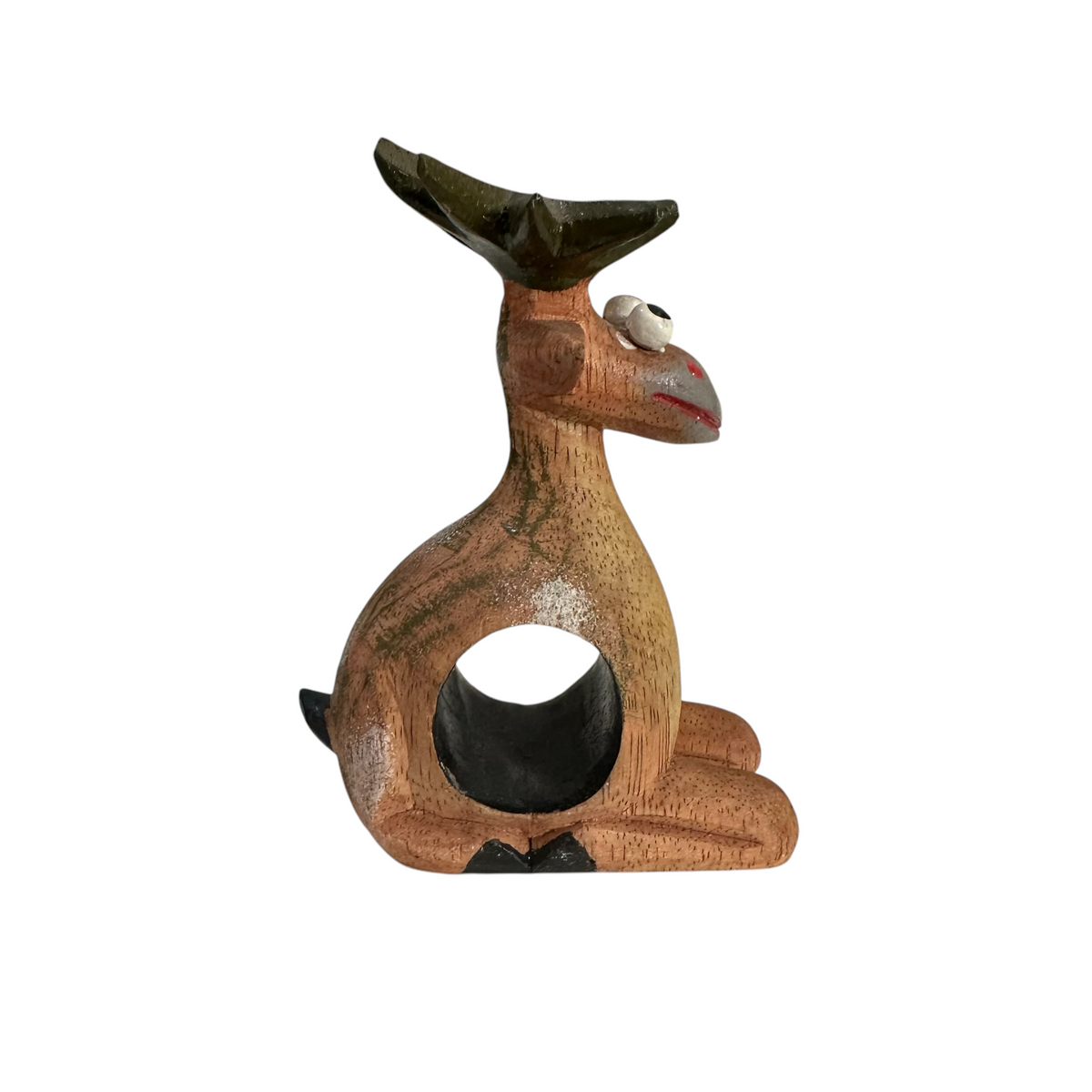 5 Handmade Wooden Moose napkin holders Music Frog Co
