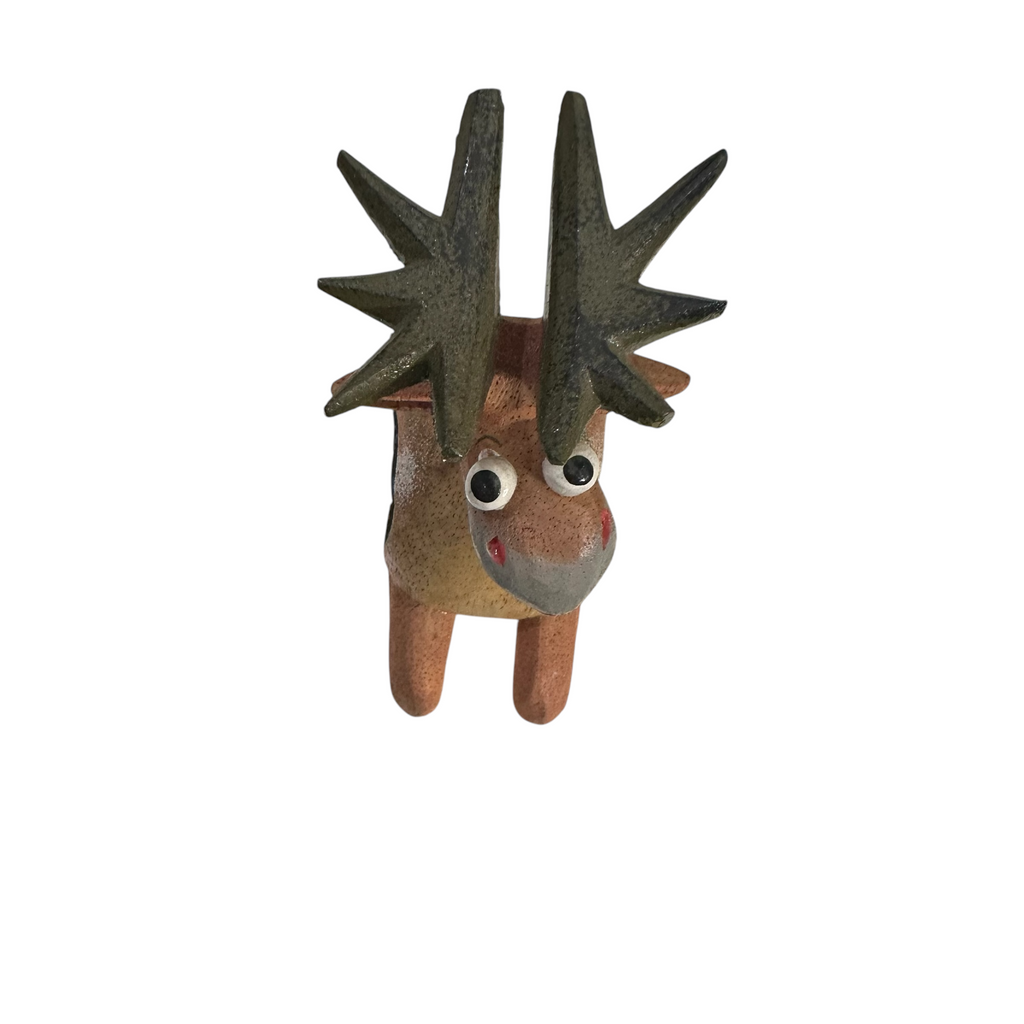 5 Handmade Wooden Moose napkin holders Music Frog Co