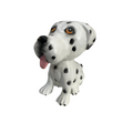 Hand painted Wood Lovely dog lover Decoration Figurine (Dalmatian) Music Frog Co