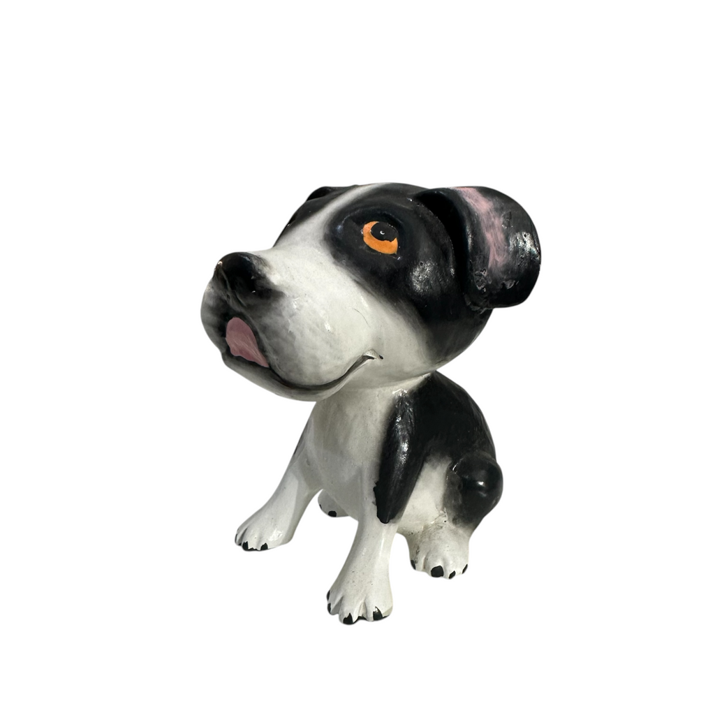 Hand painted Wood Lovely dog lover Decoration Figurine (Terrier) Music Frog Co