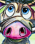 Whimsy Boar - Art Prints Vichy's Art