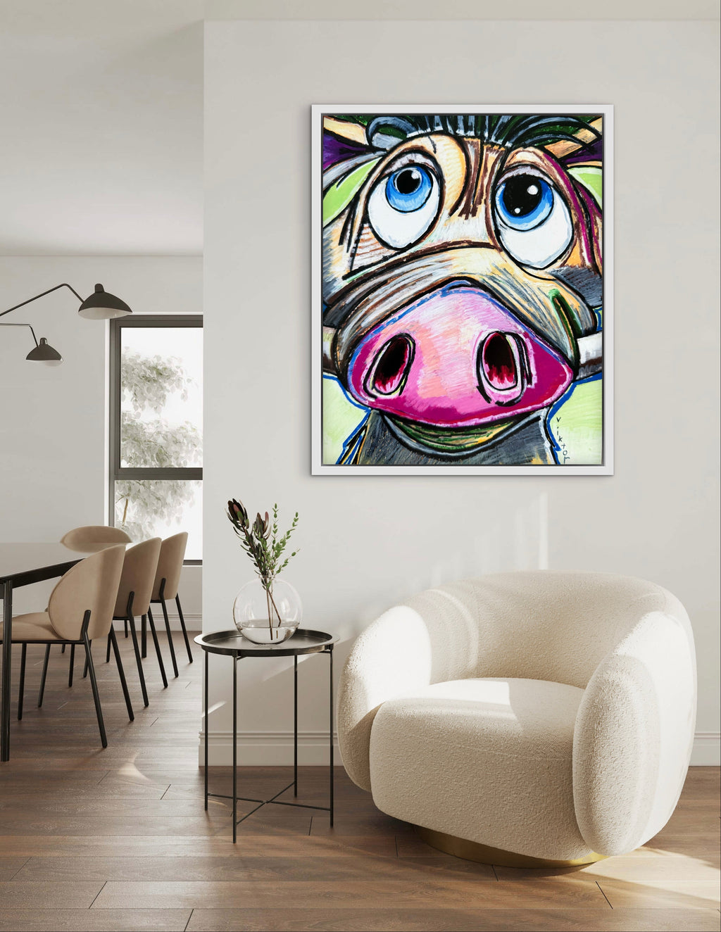 Whimsy Boar - Art Prints Vichy's Art