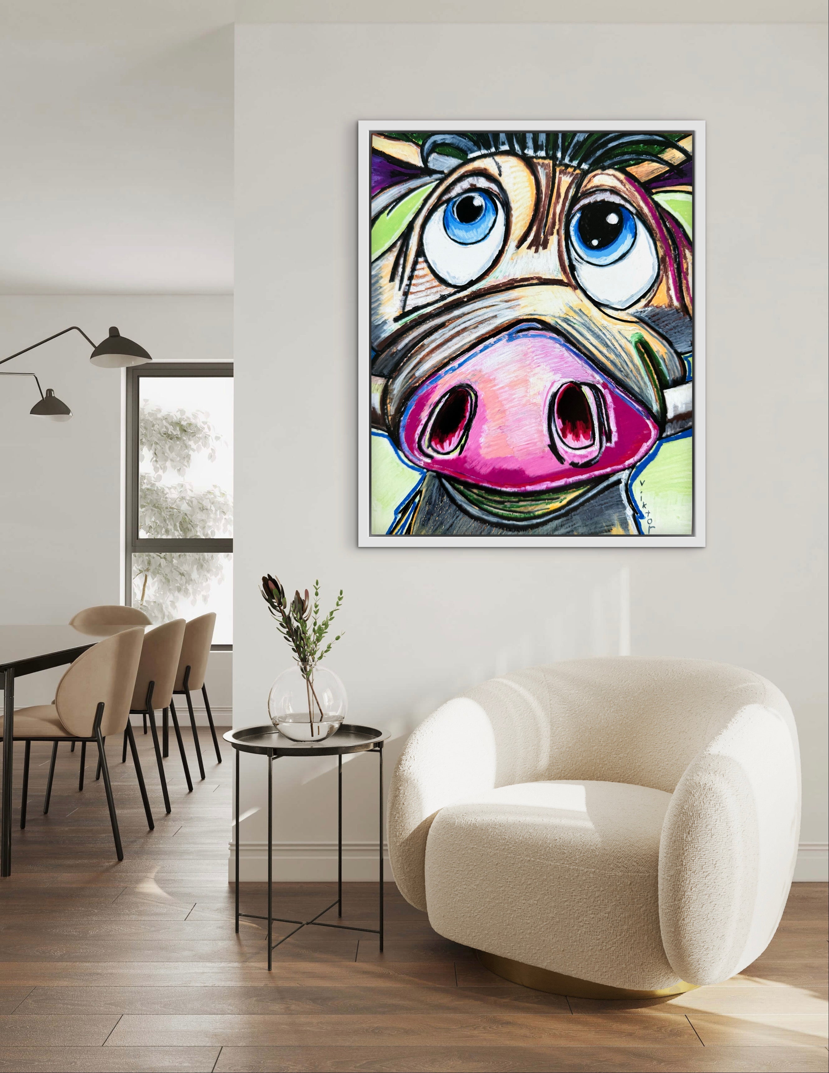 Whimsy Boar - Art Prints Vichy's Art