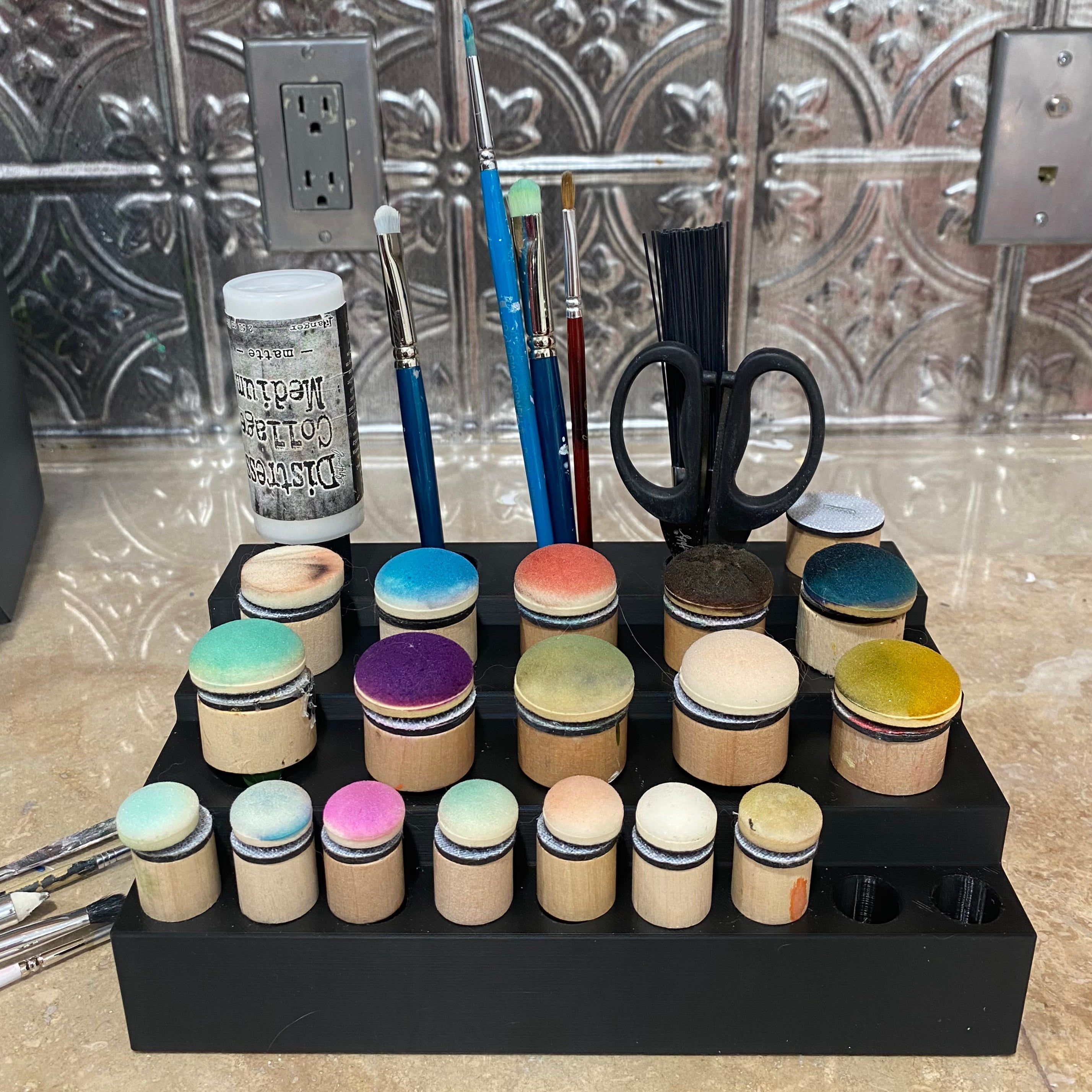 Large Blending Tool Caddy for Tim Holtz Distress Blending Tools Y-Axis Printing LLC