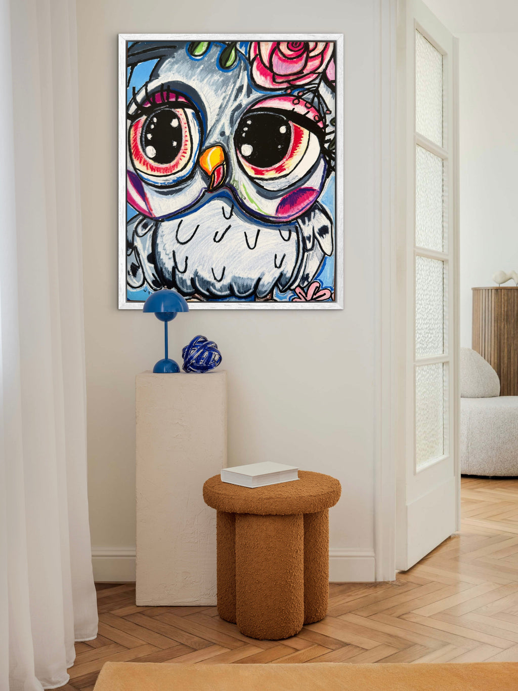 Lady Owl  - Art Prints Vichy's Art
