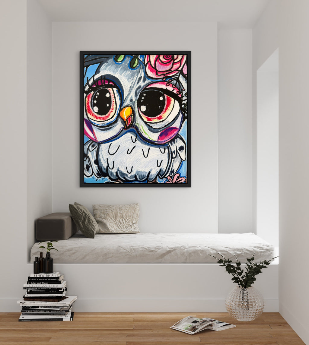 Lady Owl  - Art Prints Vichy's Art