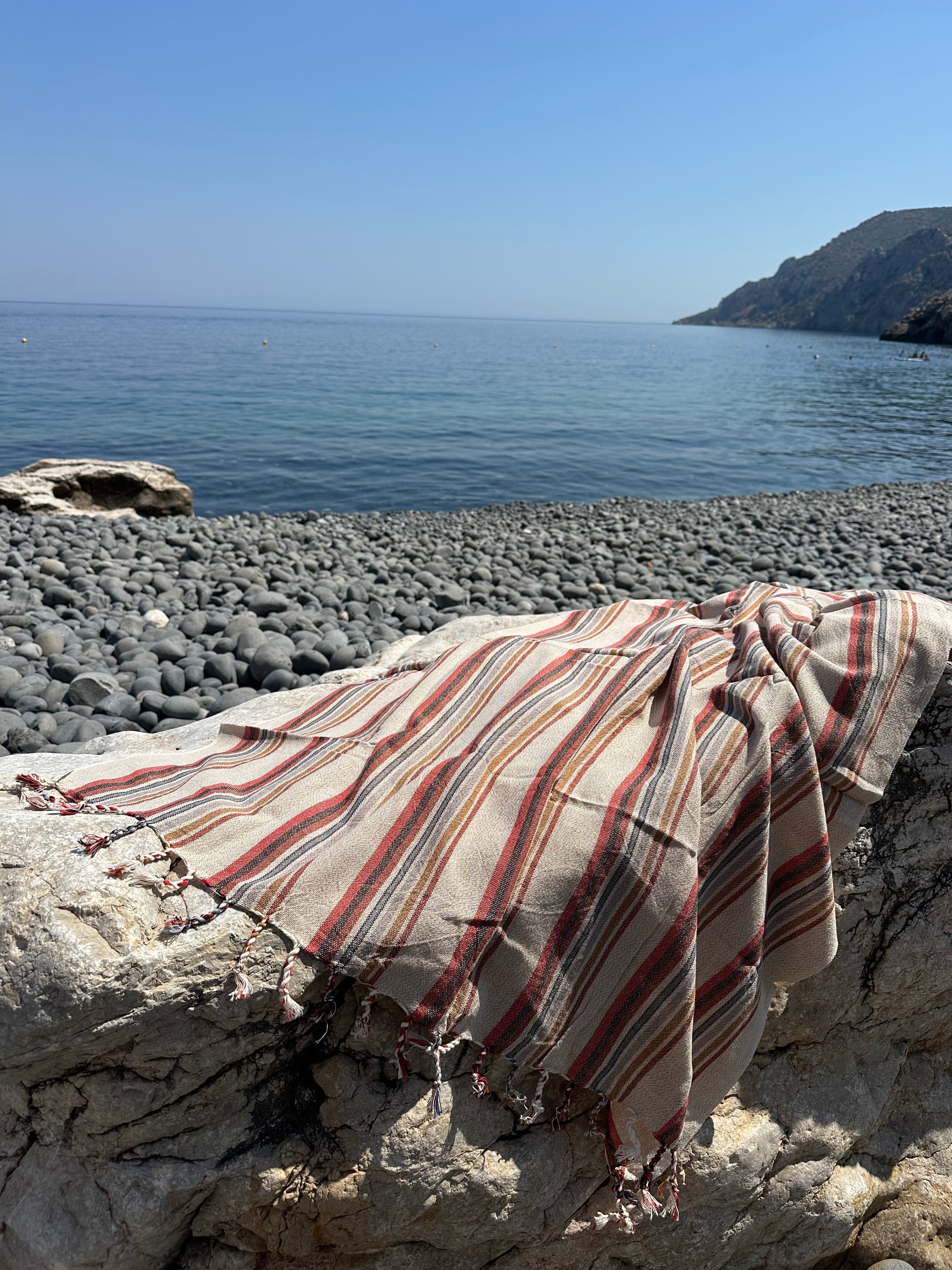 Cunda Cotton Linen Towel Eastern Woven