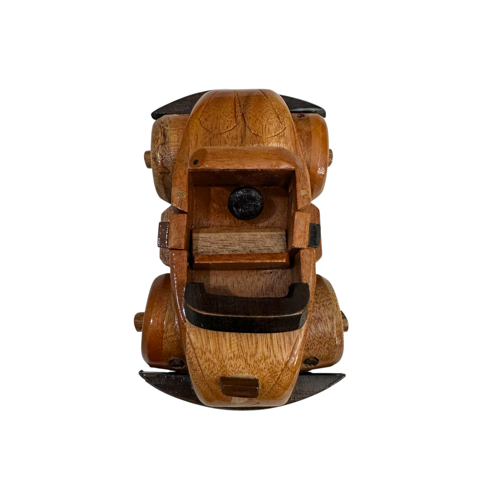 Wooden Convertible Car Decoration Music Frog Co