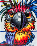 Crazy Parrot - Art Prints Vichy's Art