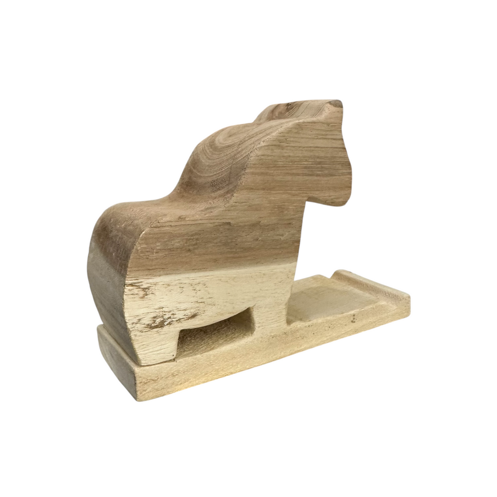 wooden-horse-phone-holder Music Frog Co