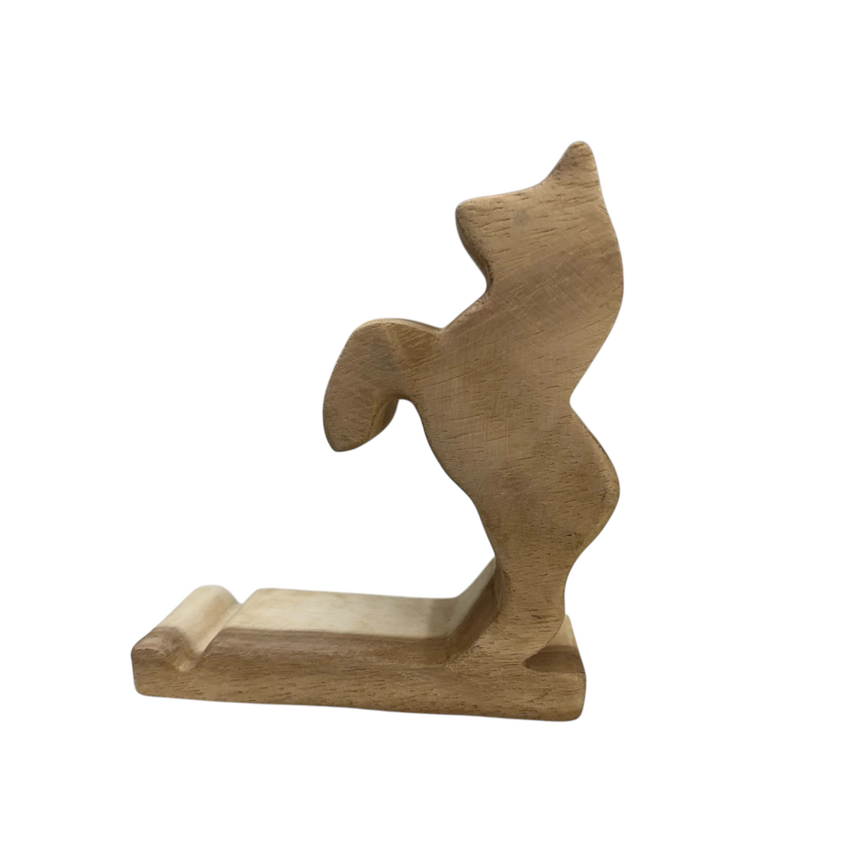 wooden-standing-horse-phone-stand Music Frog Co