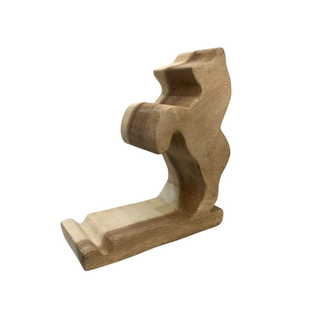 wooden-standing-horse-phone-stand Music Frog Co