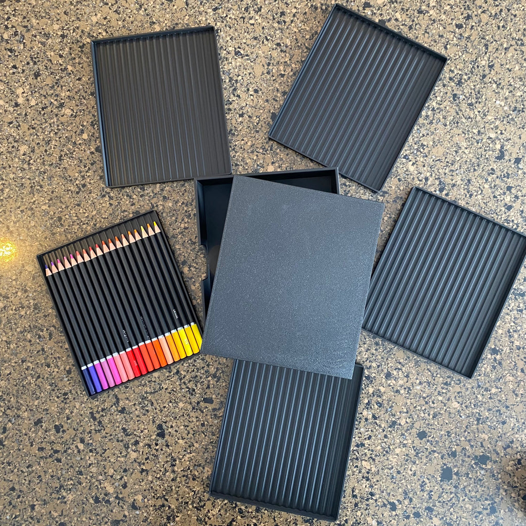 Multiple (5) 18 Colored Pencil Storage Caddy Y-Axis Printing LLC