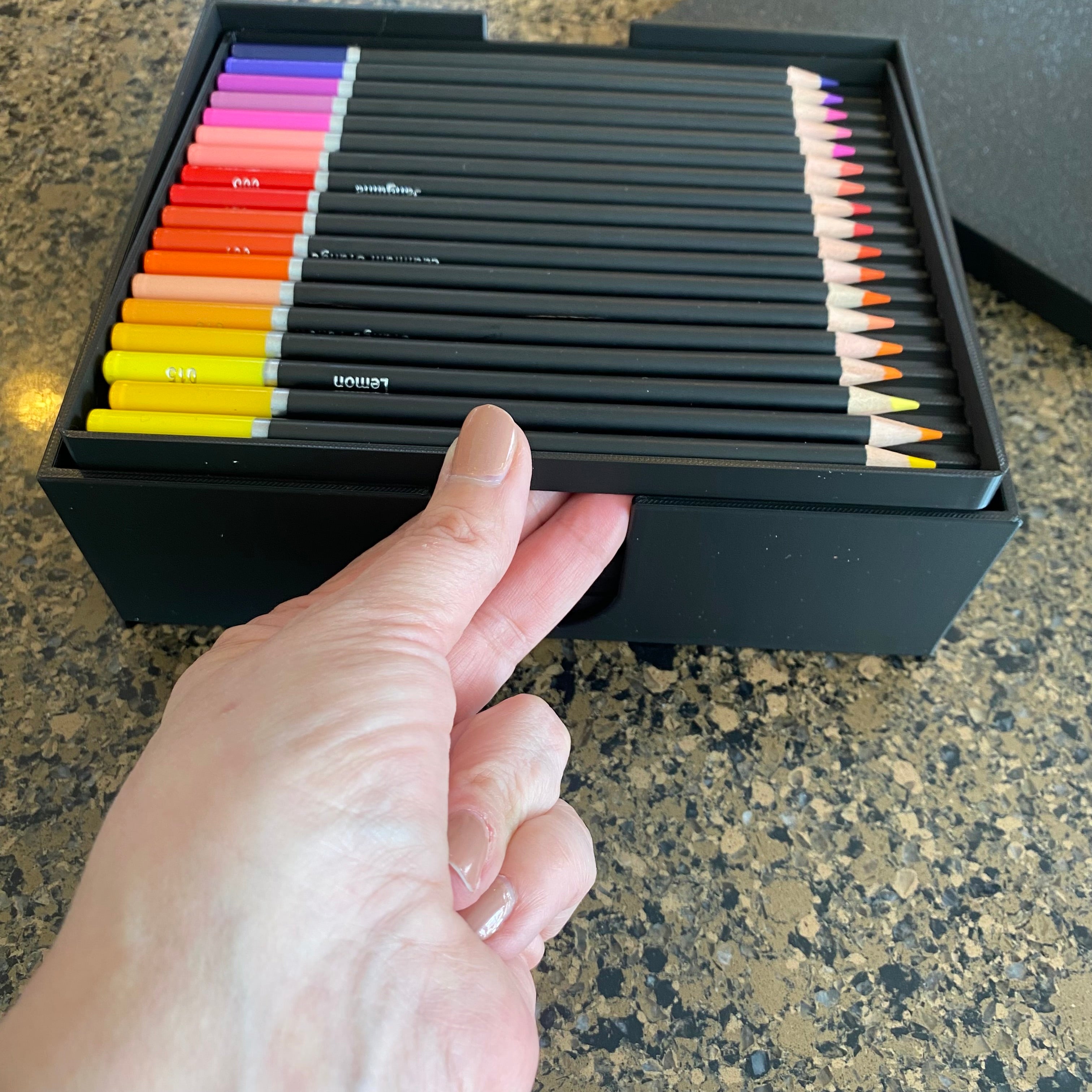 Multiple (5) 18 Colored Pencil Storage Caddy Y-Axis Printing LLC