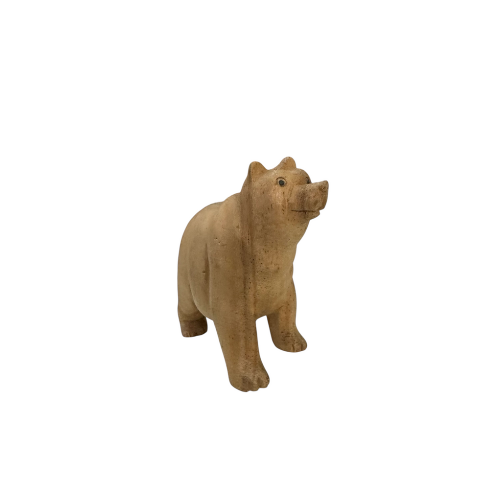 Wooden Polar Bear decoration figurine Music Frog Co