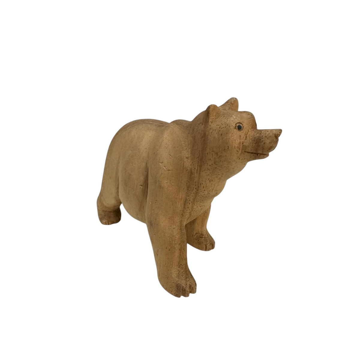 Wooden Polar Bear decoration figurine Music Frog Co