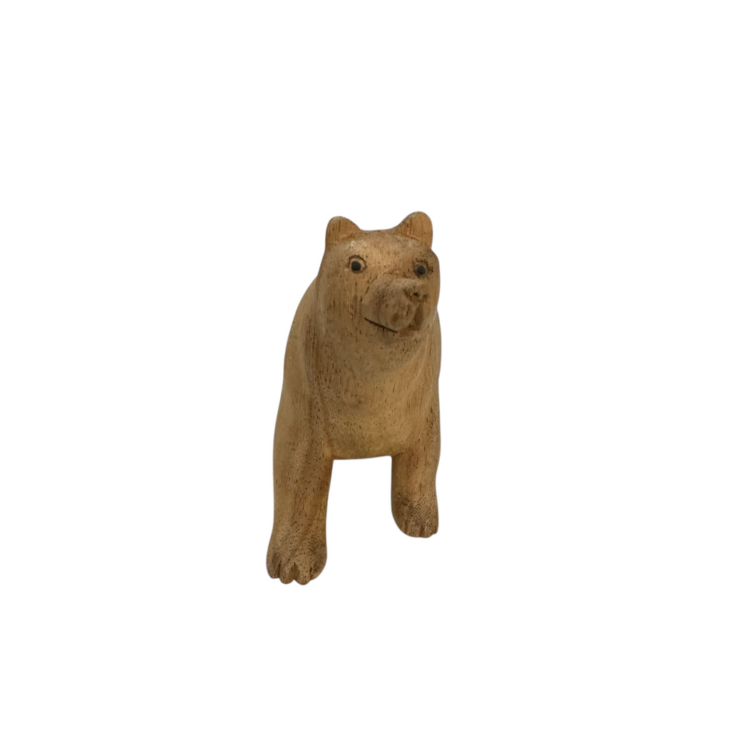 Wooden Polar Bear decoration figurine Music Frog Co