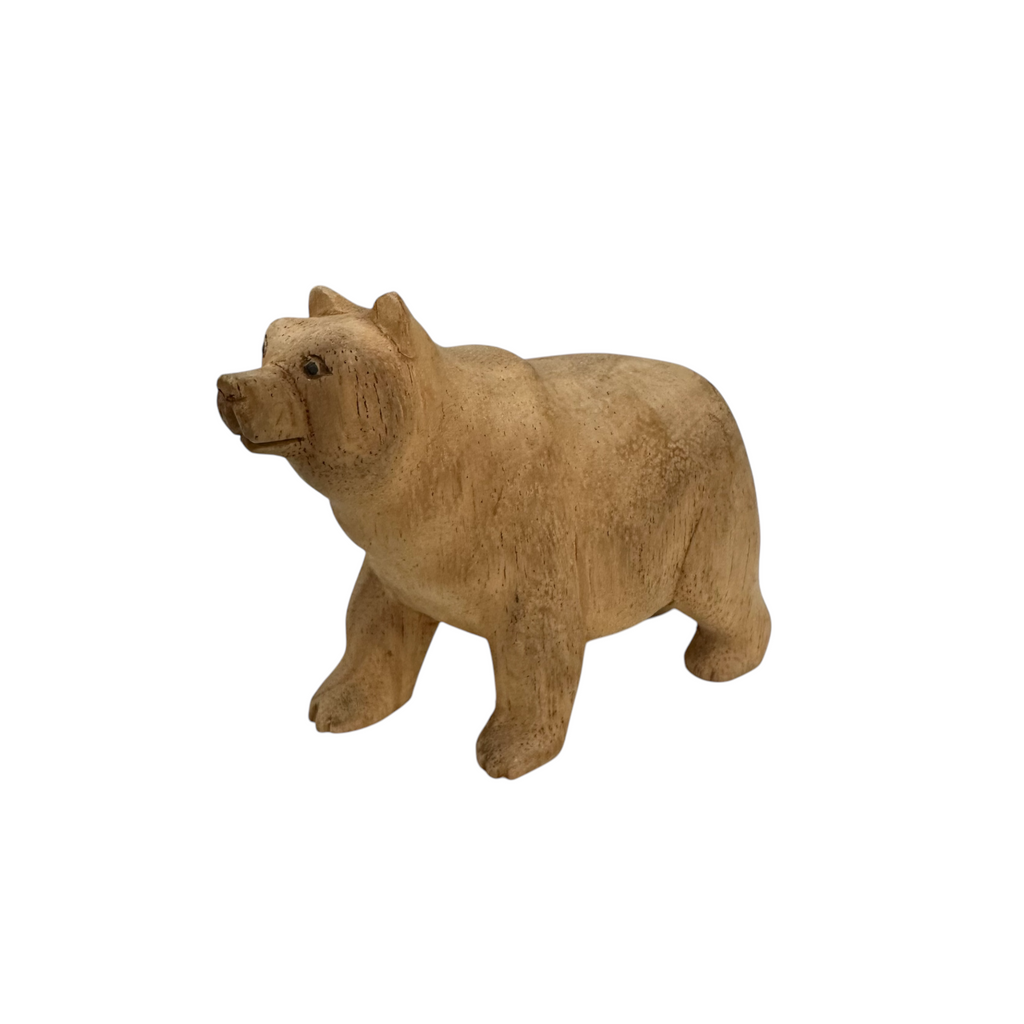 Wooden Polar Bear decoration figurine Music Frog Co