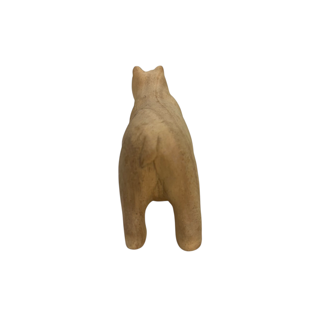 Wooden Polar Bear decoration figurine Music Frog Co
