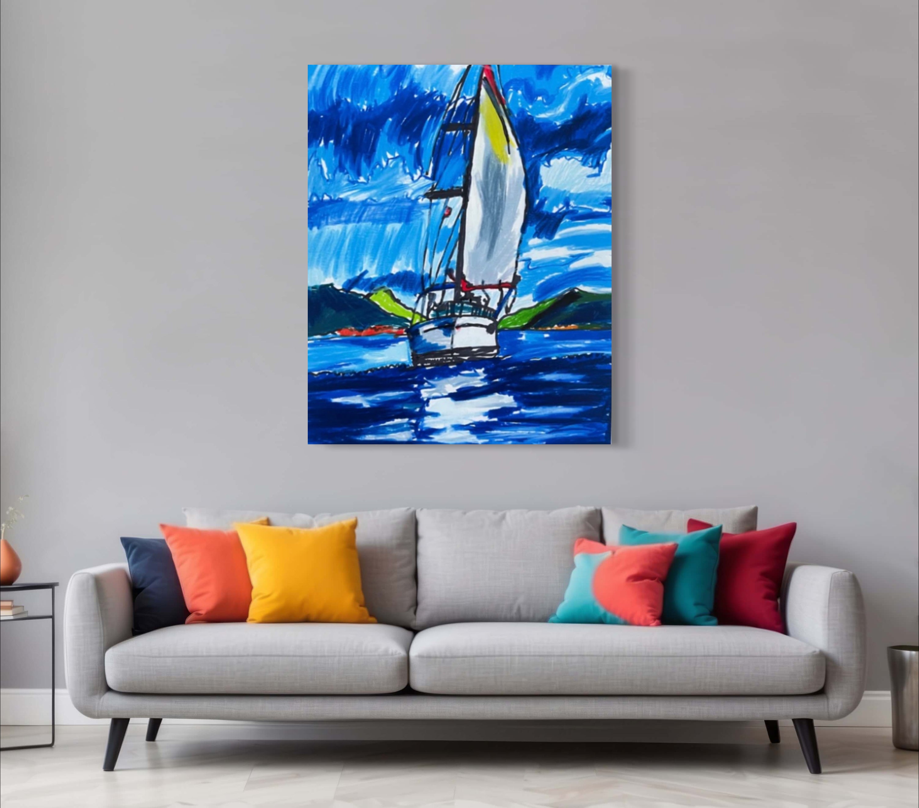 Sailing boat - Art Prints Vichy's Art