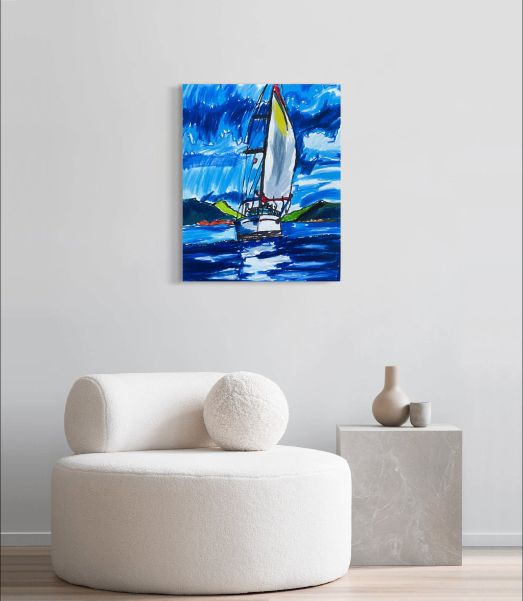 Sailing boat - Art Prints Vichy's Art