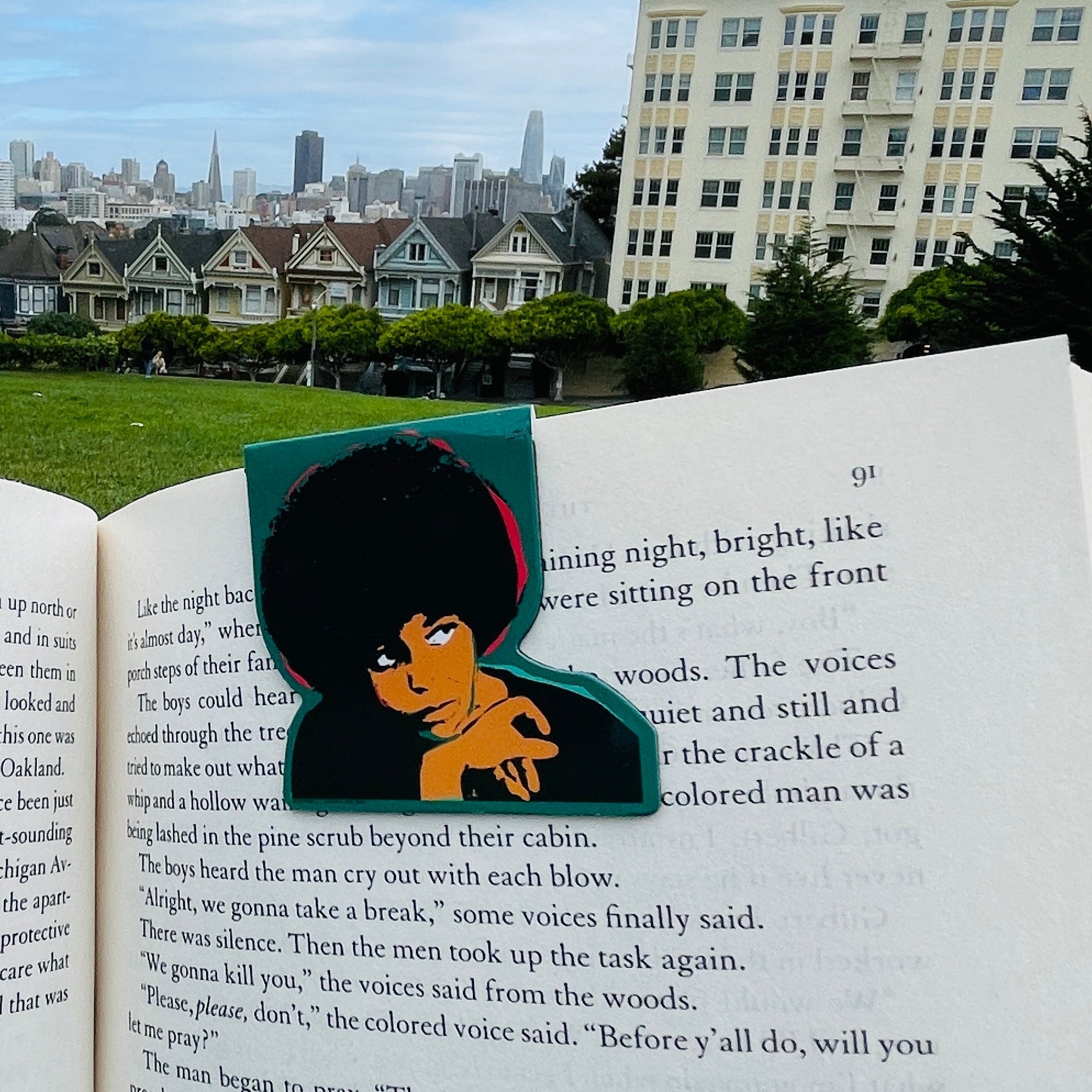 Angela Davis Magnetic Page Marker CheerNotes