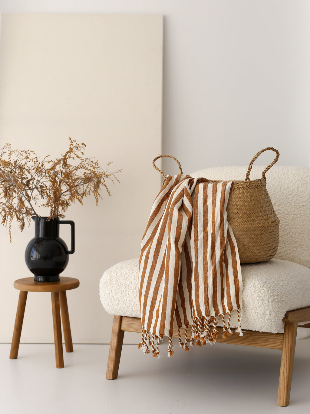 Girit Biscotto Cotton Linen Towel Eastern Woven
