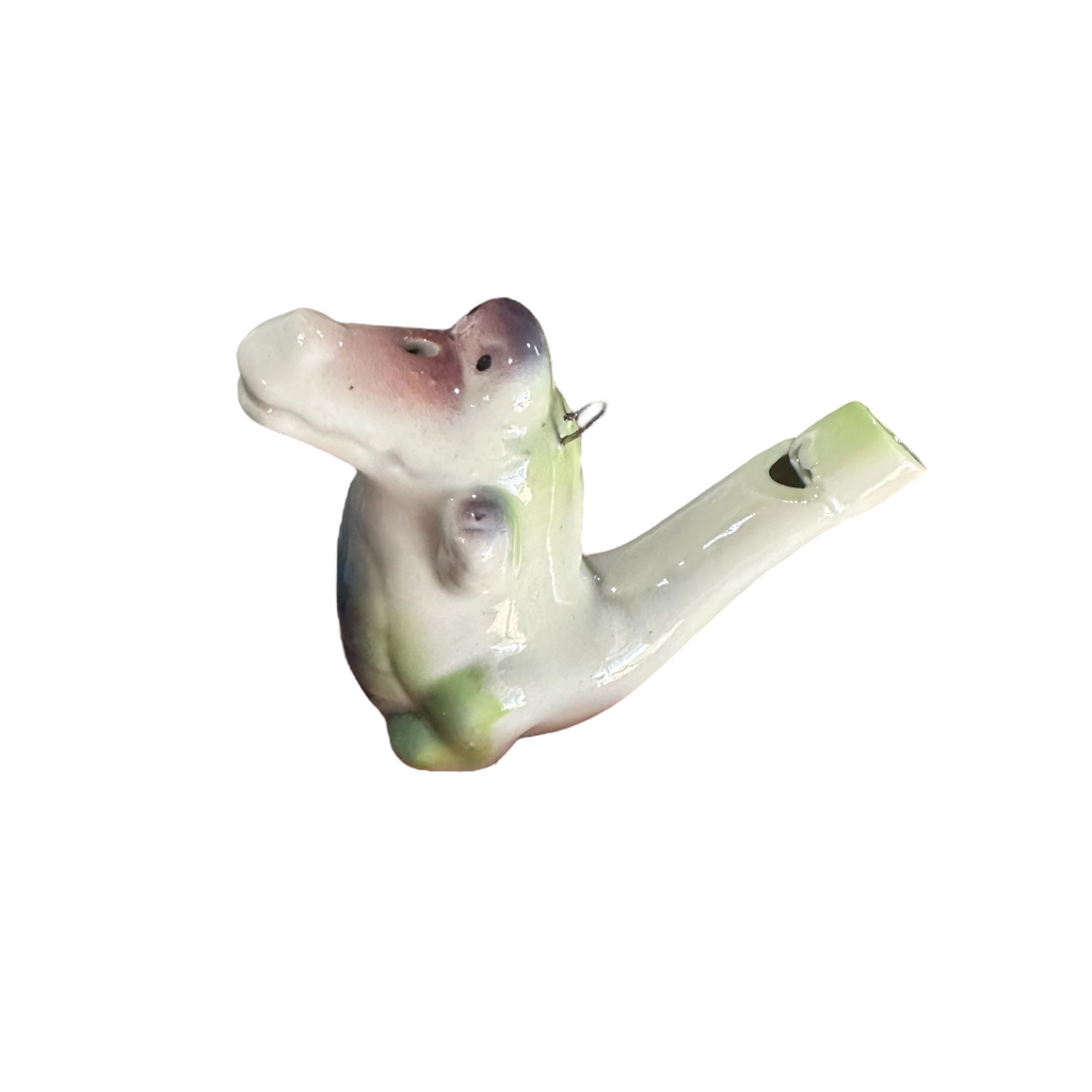 Ceramic Water Whistle Wind Instrument Aligator Music Frog Co