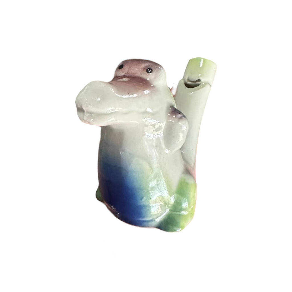 Ceramic Water Whistle Wind Instrument Aligator Music Frog Co