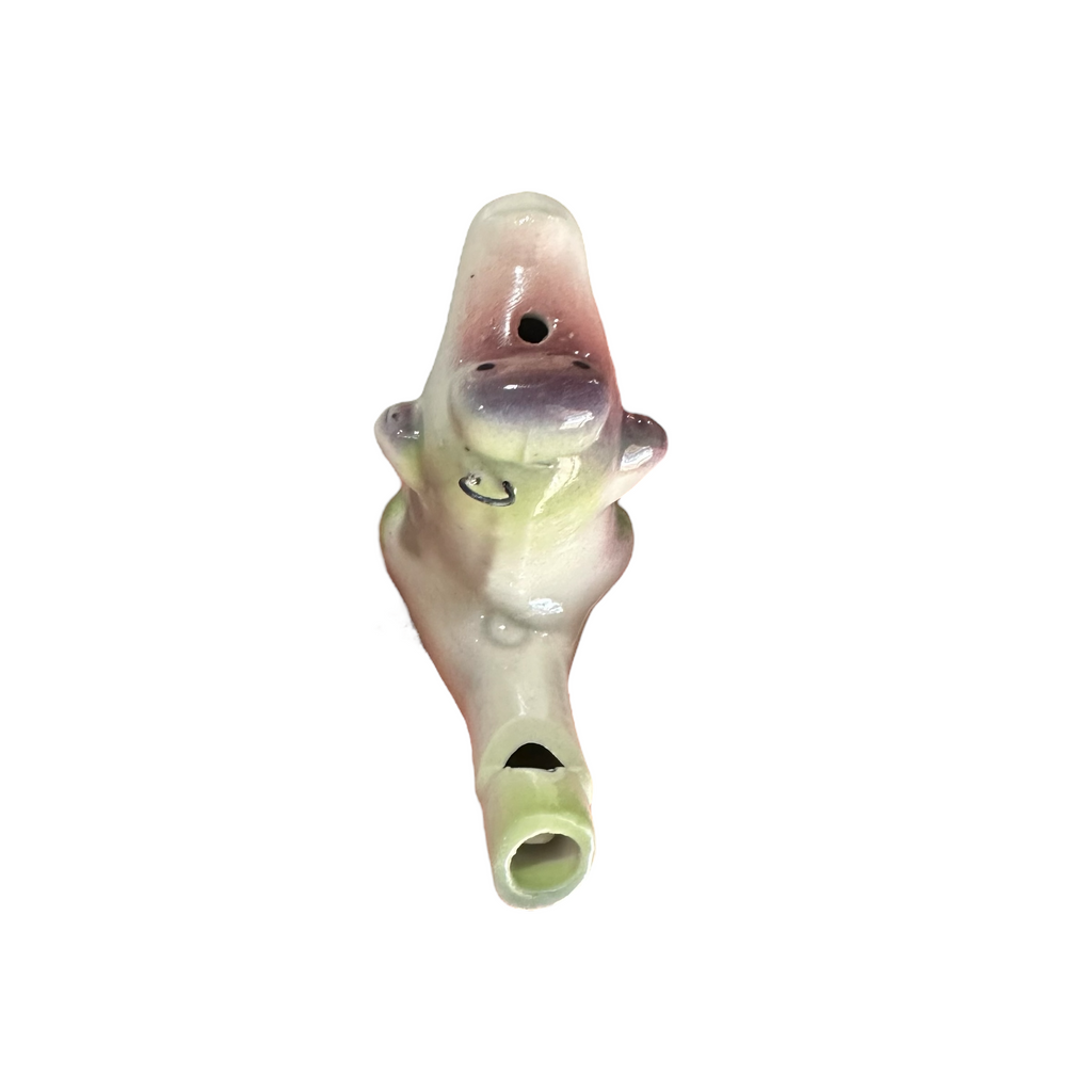 Ceramic Water Whistle Wind Instrument Aligator Music Frog Co