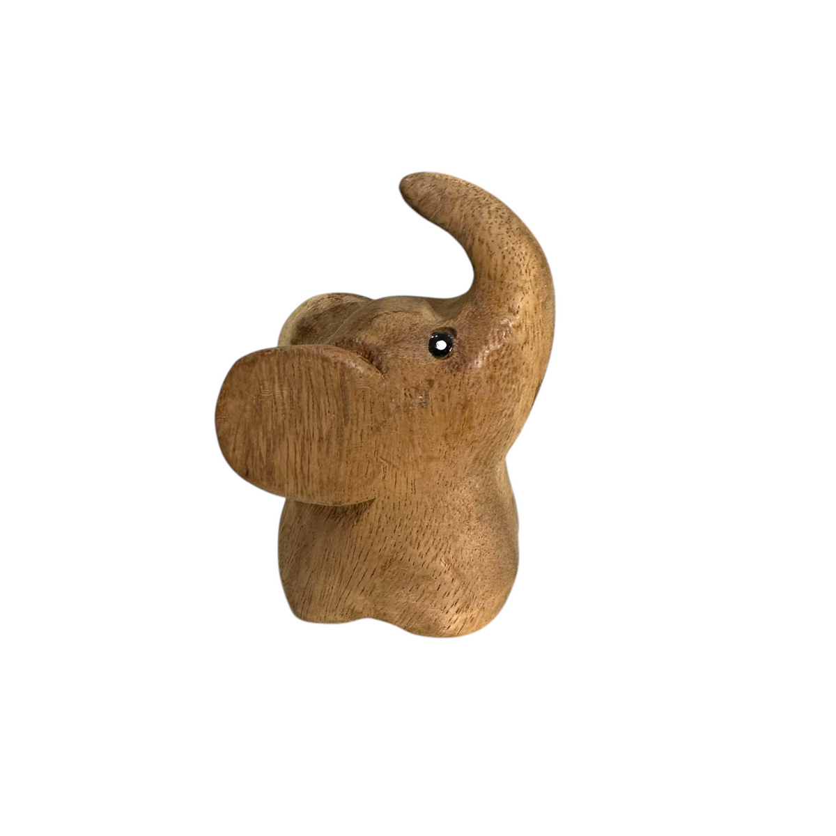 Natural Wood Elephant Butterfly ears Music Frog Co
