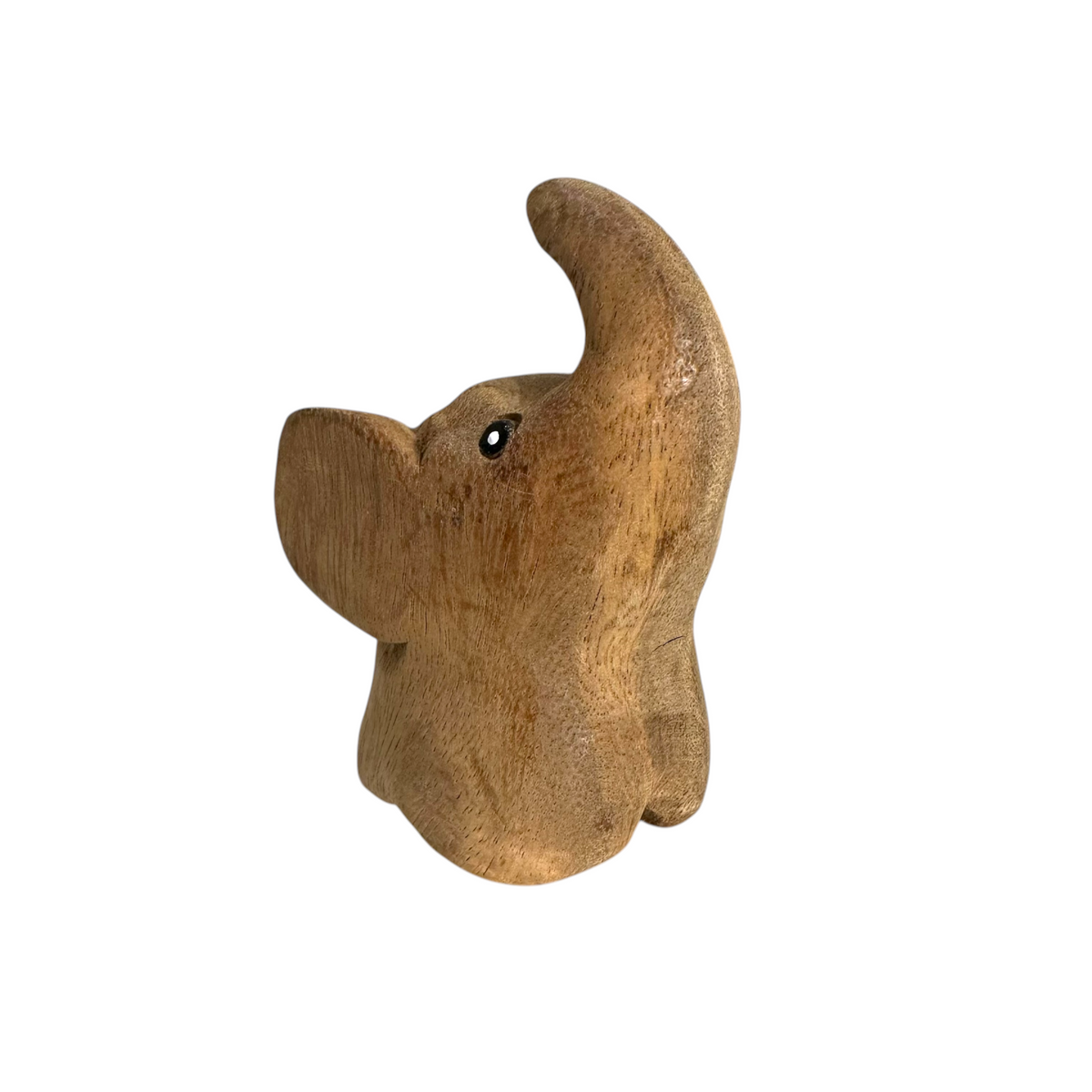 Natural Wood Elephant Butterfly ears Music Frog Co