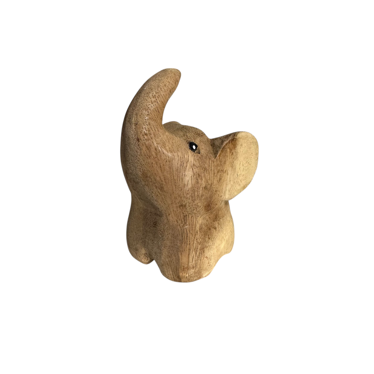 Natural Wood Elephant Butterfly ears Music Frog Co