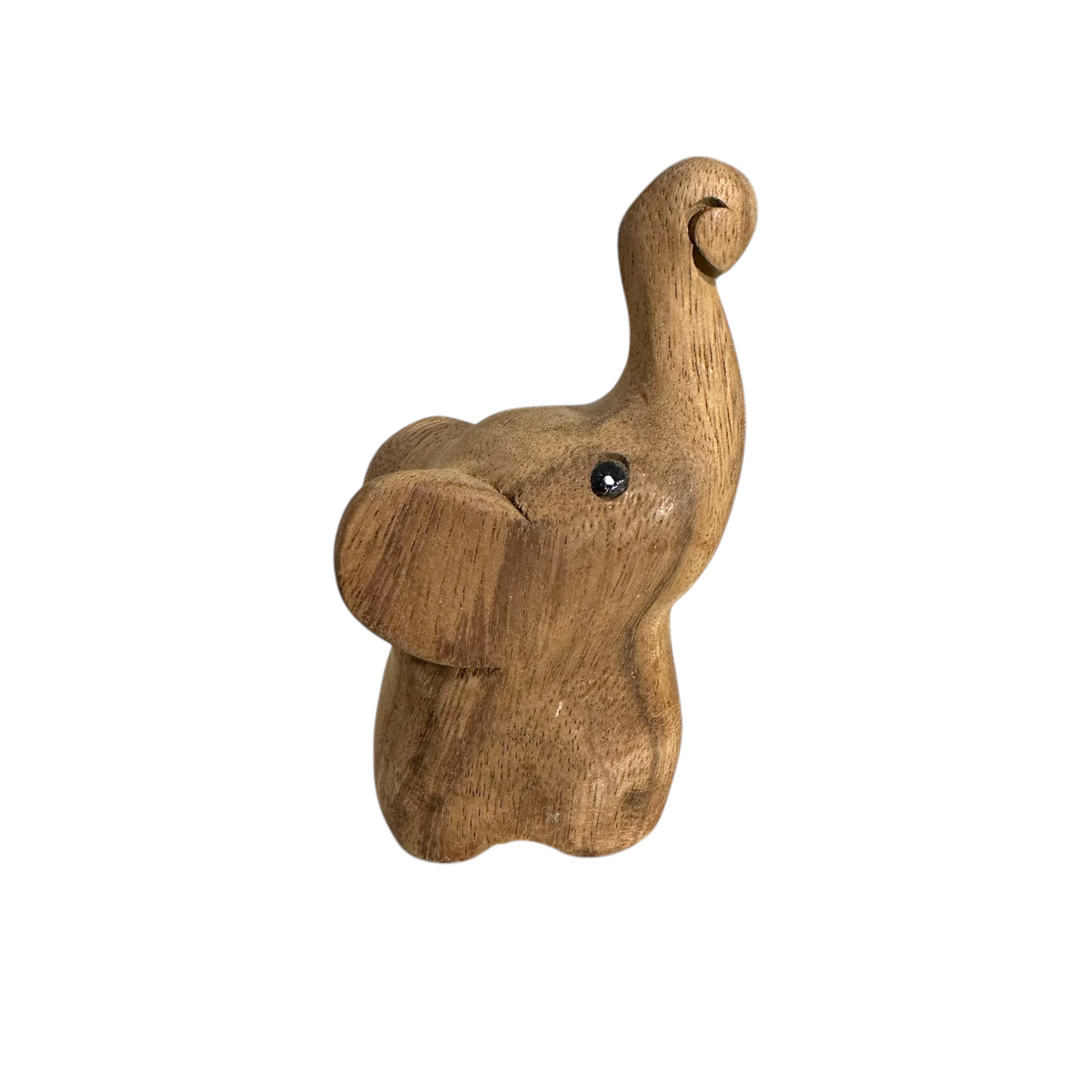 Natural Wood Elephant Wings Ears Music Frog Co