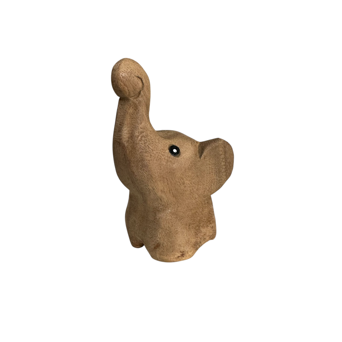 Natural Wood Elephant Wings Ears Music Frog Co