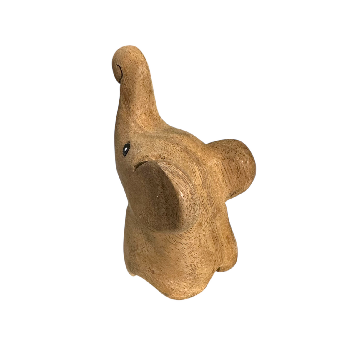 Natural Wood Elephant Wings Ears Music Frog Co