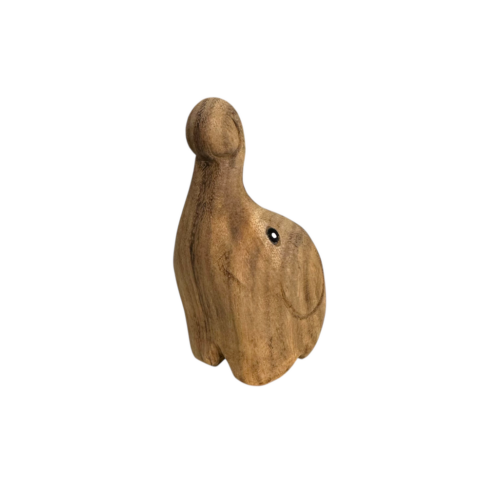 Natural Wooden Fighting Elephant Music Frog Co