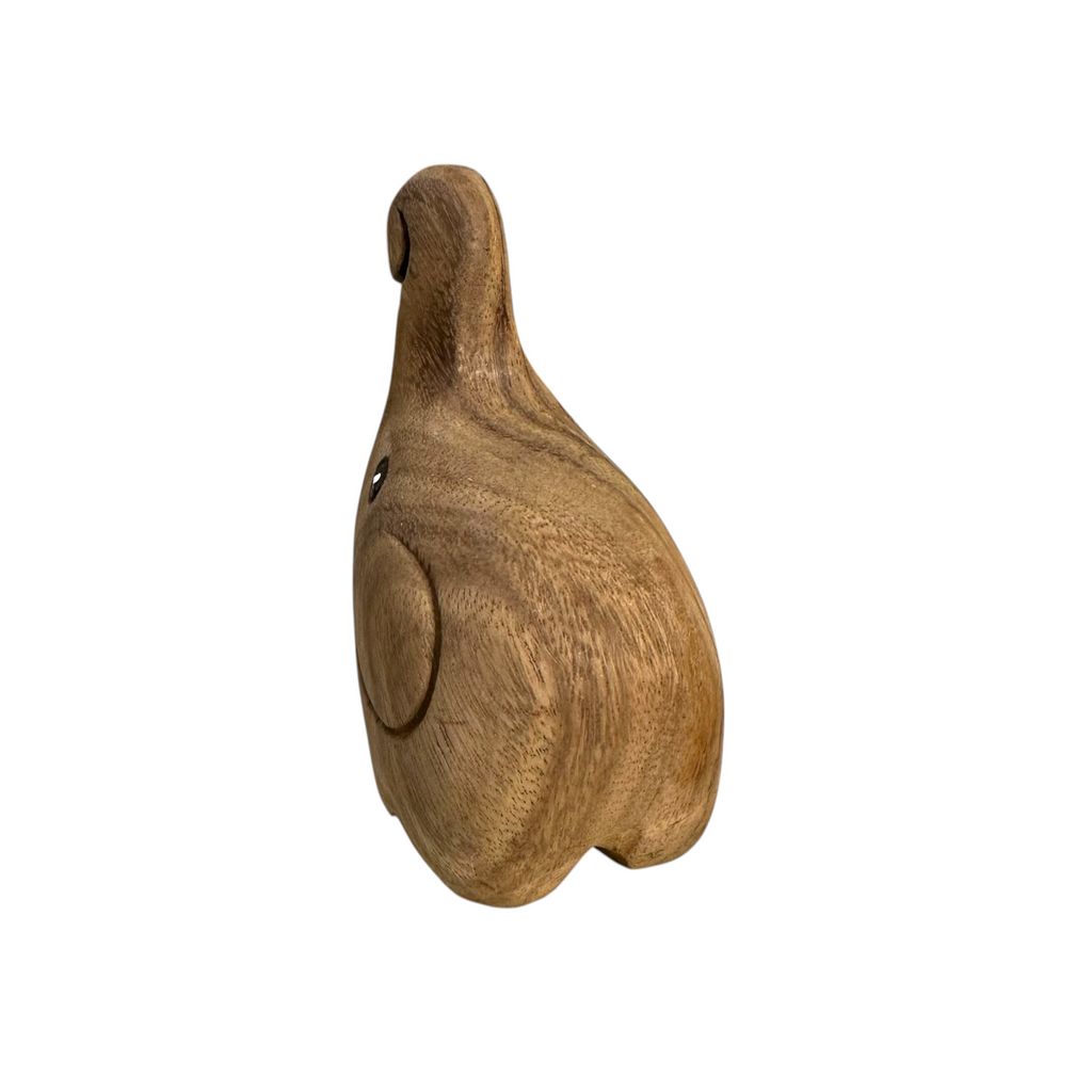 Natural Wooden Fighting Elephant Music Frog Co