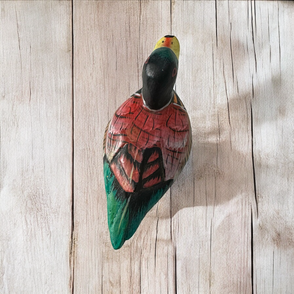 handcrafted-wooden-duck-figurine Music Frog Co