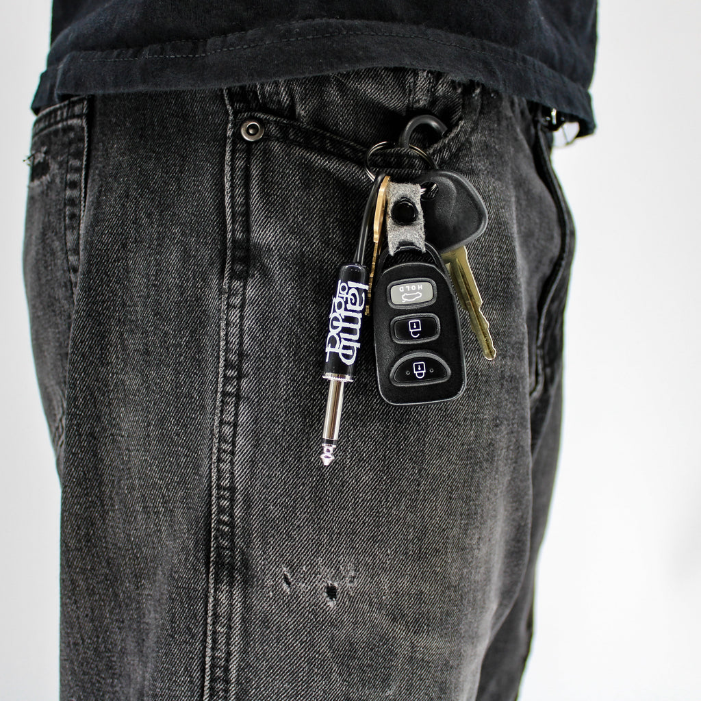 Lamb of God Logo Guitar Plug Keychain Pluginz Keychains