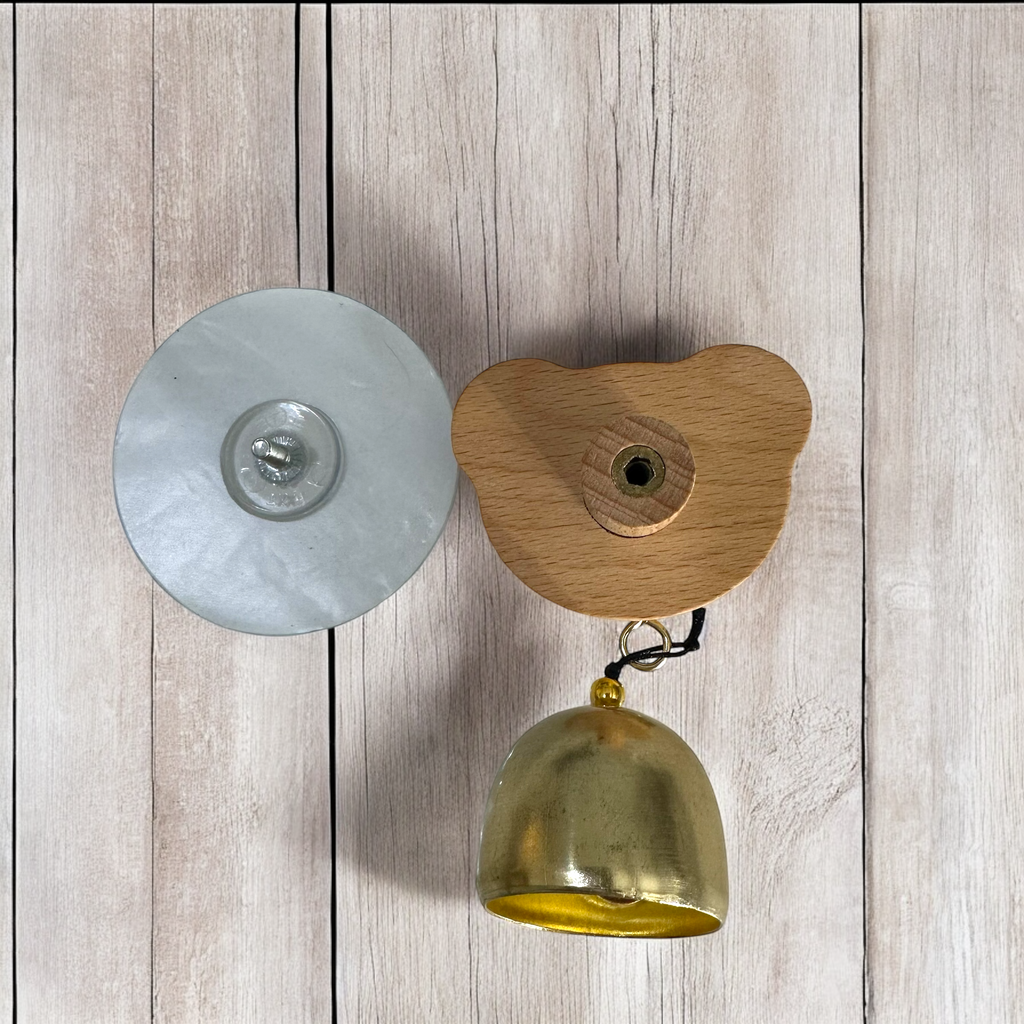 Bear Charm Wooden Doorbell Music Frog Co